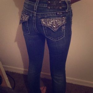 Size girls 14 miss me skinny jeans